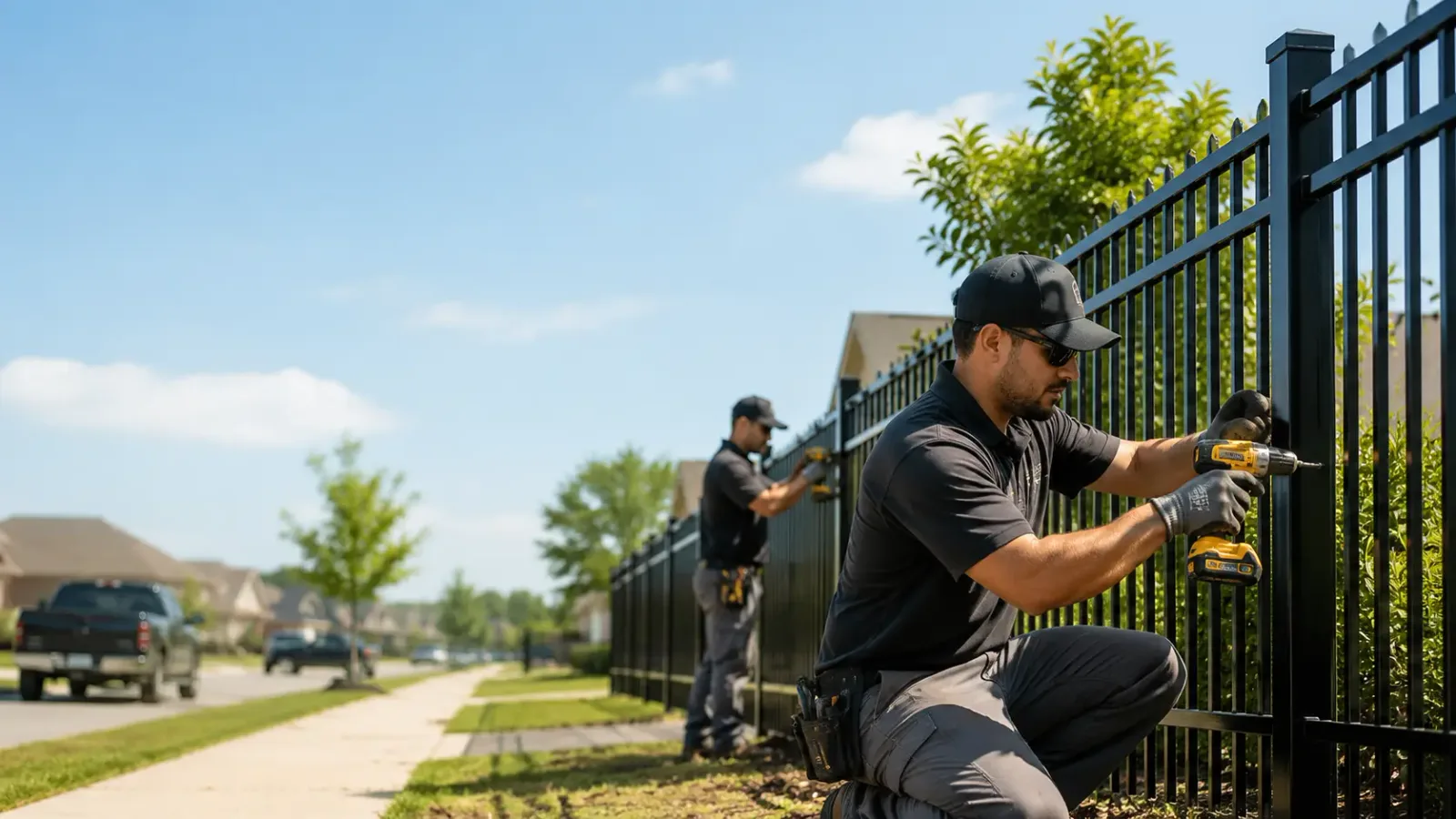 Metal Fence Installation in Whitesboro, TX